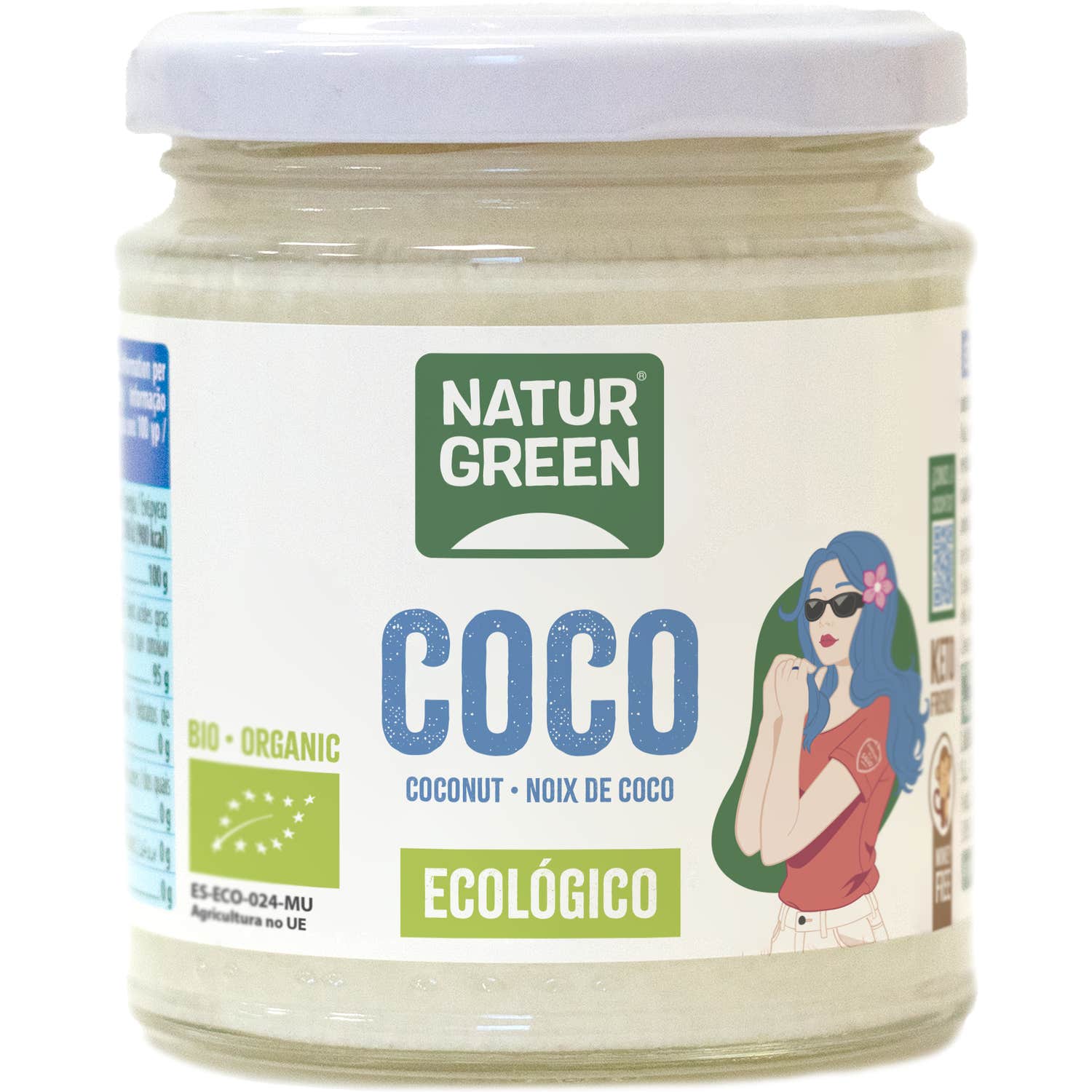 NaturGreen Grasa de Coco Bio 200g