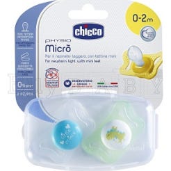 Chicco Chupete Micro Sil Azul 0-2 M