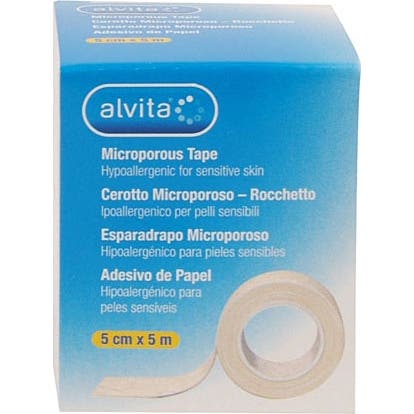 Alvita Esparadrapo Microporoso Hipoalergénico 1 ud