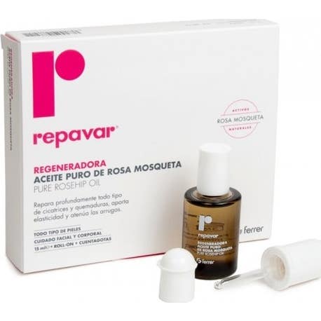 Repavar Pack Rosa Mosqueta Aceite Puro 15ml + Pomada Reparadora