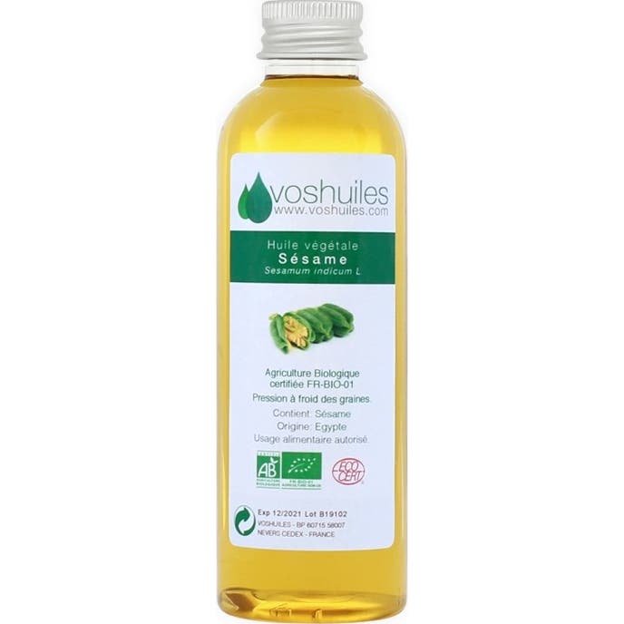 Voshuiles Aceite Vegetal BIO de Sésamo 50ml