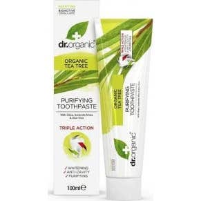 Dr.Organic Pasta de Dientes Árbol de Té 100 ml