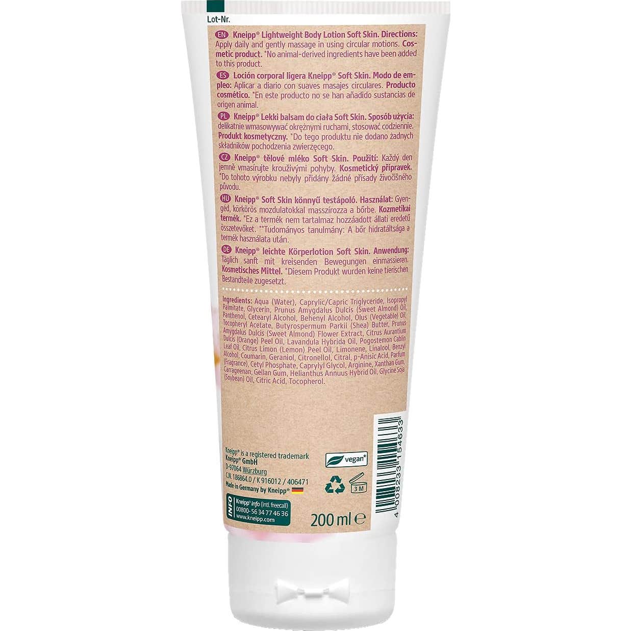 Kneipp SPA Locion Corporal Rosas Silvestre 200ml Kneipp SPA Locion Corporal Rosas Silvestre 200ml