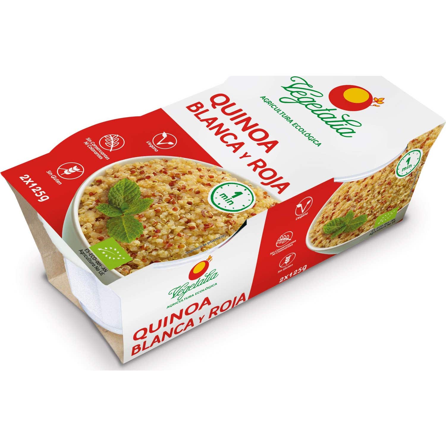 Vegetalia Quinoa Blanca y Roja Bio 2x125g