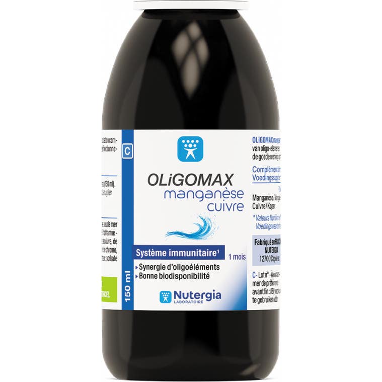 Nutergia Oligomax Manganeso y Cobre 150Ml