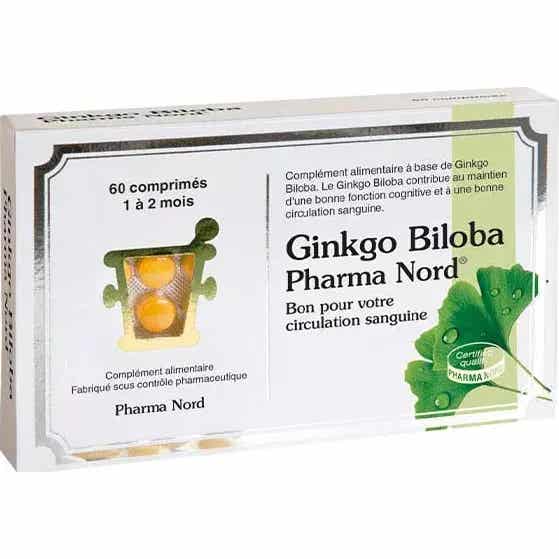Pharma Nord Ginkgo Biloba 60 comprimés