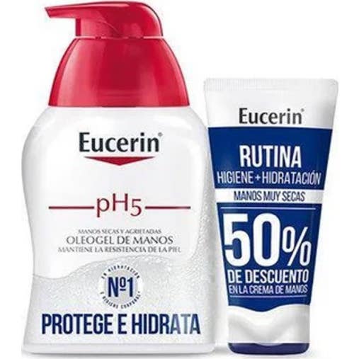 Eucerin Pack Ph5 Oleogel Manos 250 ml + Urearepair Crema Manos 75 ml