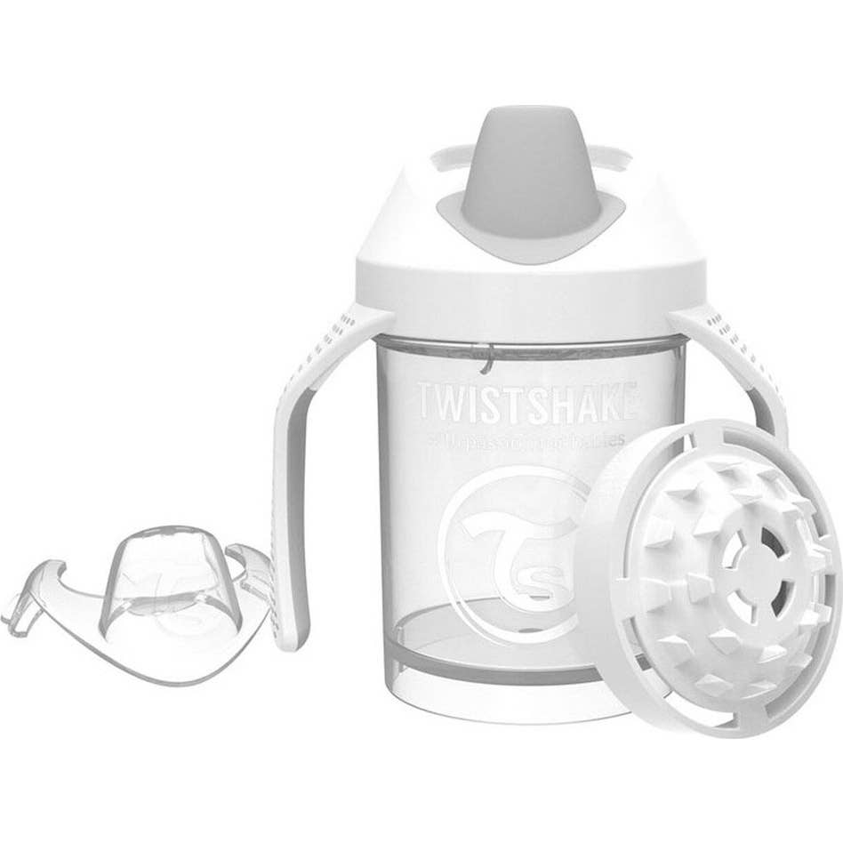 Twistshake Vaso Aprendizaje Mini Cup Blanco +4m 230ml