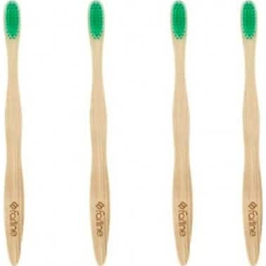 Farline Verde Cepillo Dental De Bambu 1 Ud