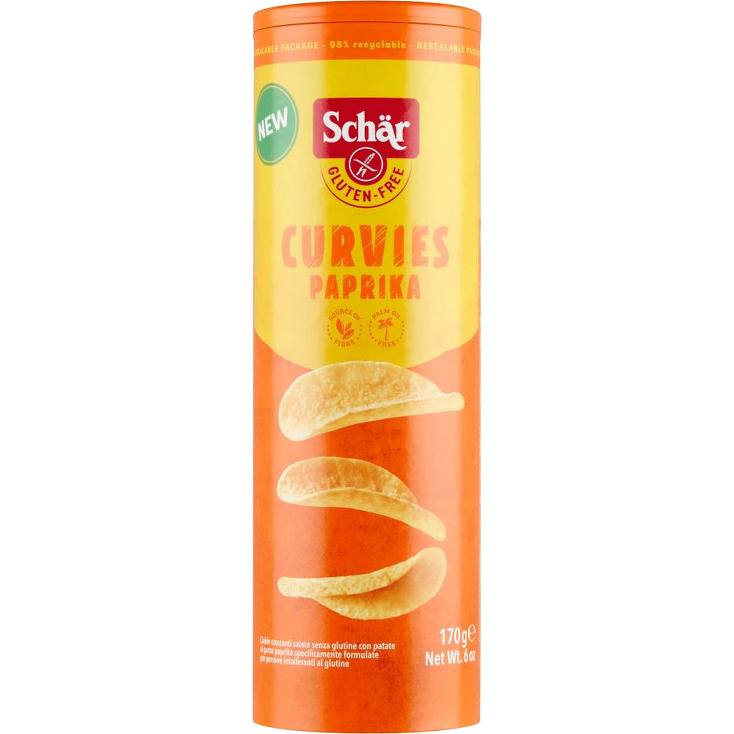 Schar Curvies Paprika 170G de Fortia | Natural Doctor