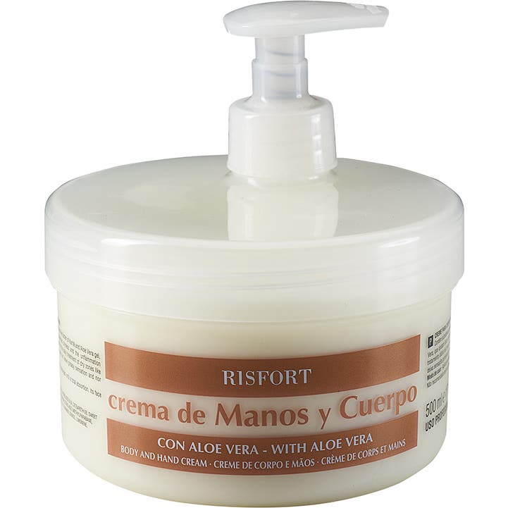 Risfort Crema de Manos y Cuerpo con Aloe Vera 500ml