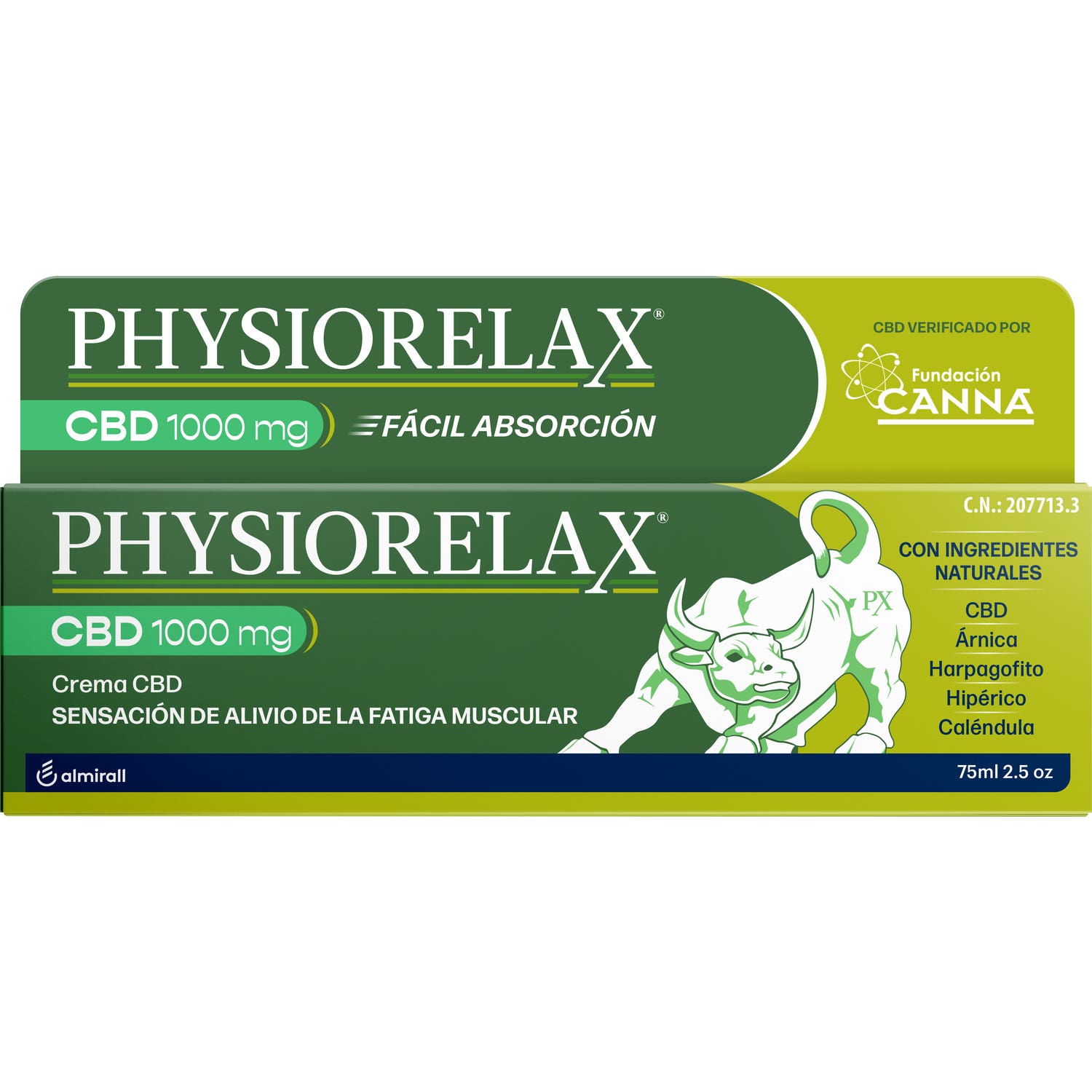 Physiorelax Cbd 1000mg 75ml
