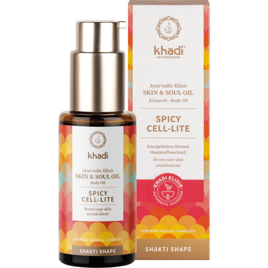Khadi Aceite Elixir Ayurveda Anticelulitis 50ml