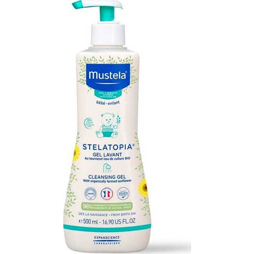 Mustela Stelatopia Gel de Baño con Girasol BIO 500ml