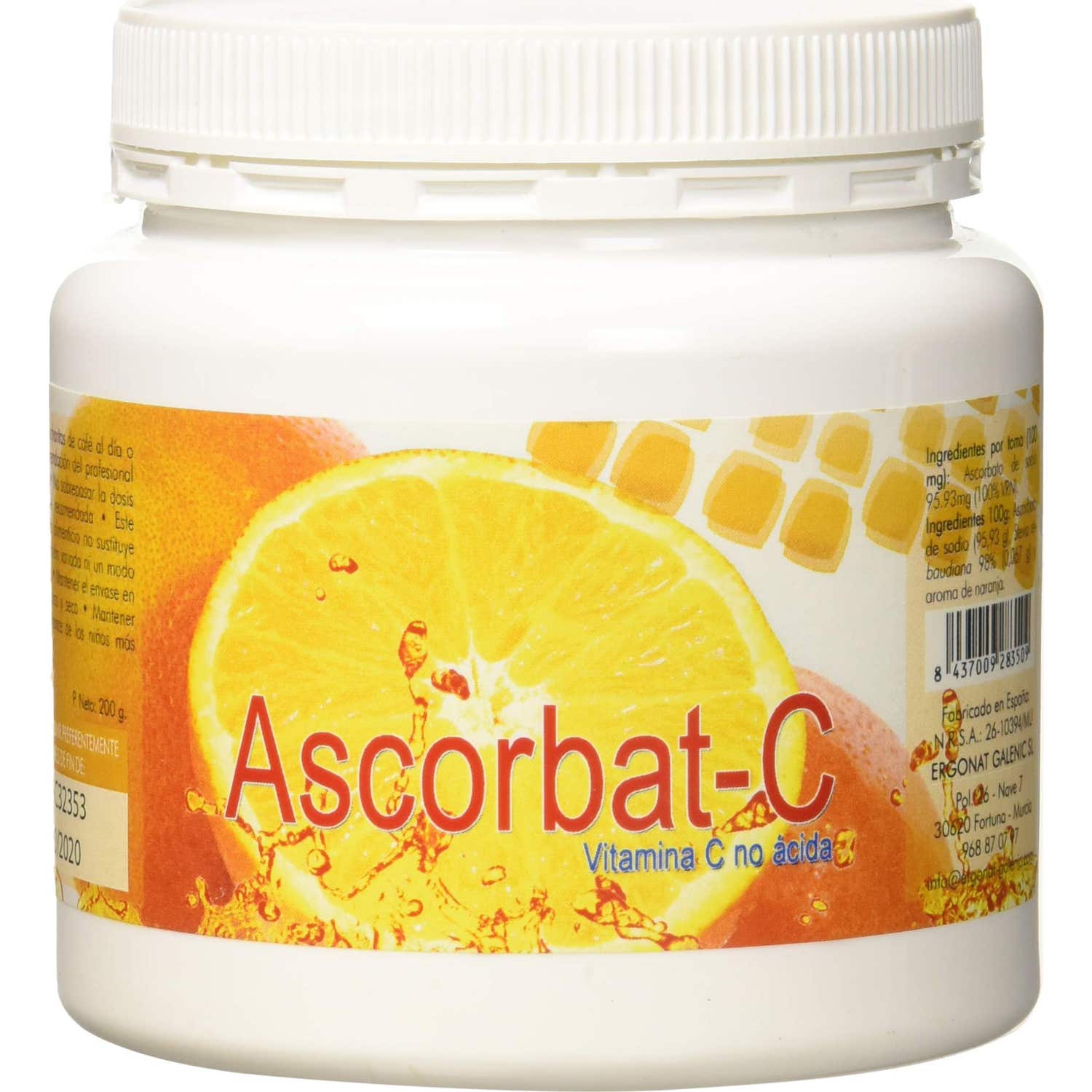 Ergonat Galenic Ascorbat C Vitamina C 200g