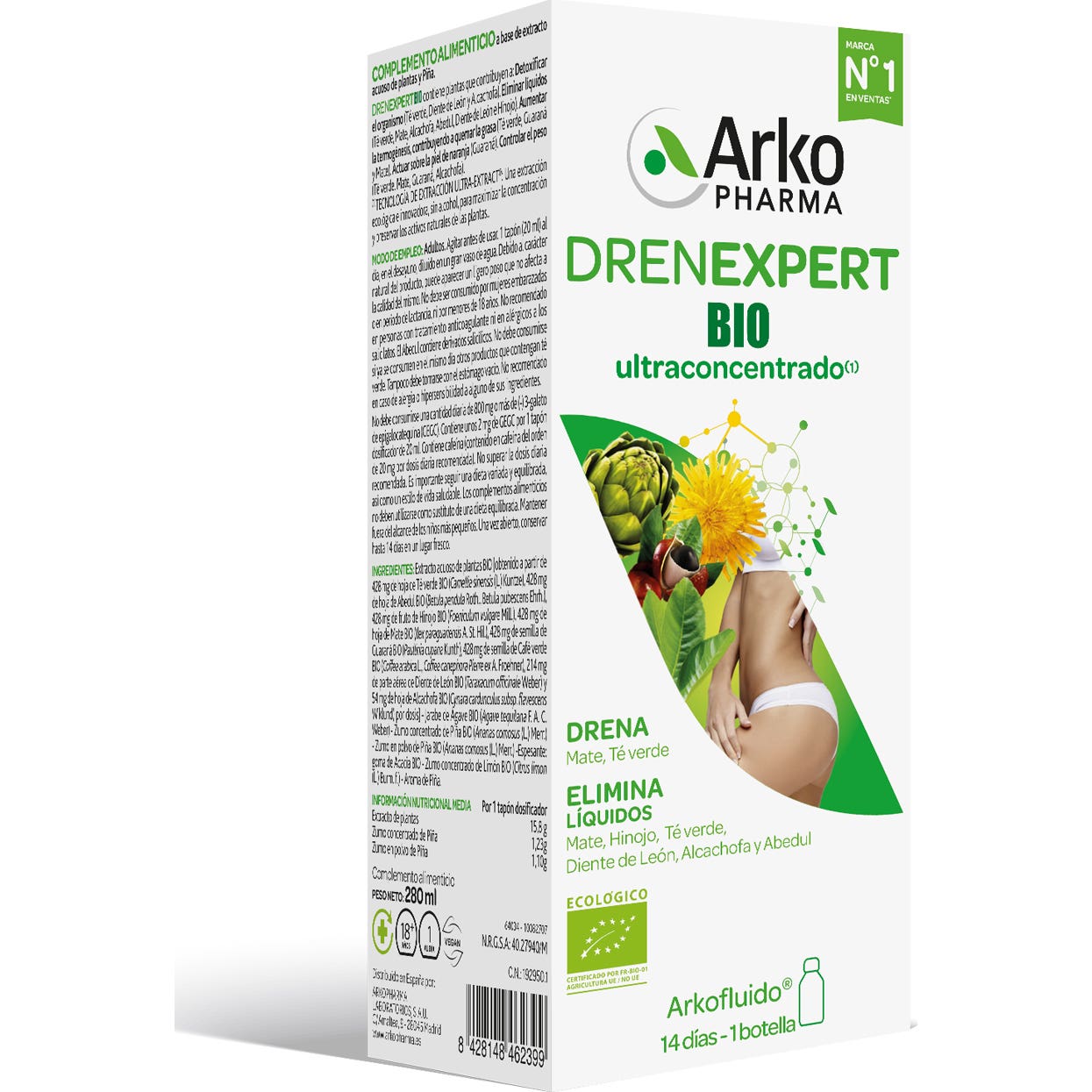 Arkopharma Arkofluido Drenexpert BIO Ultraconcentrado 280ml