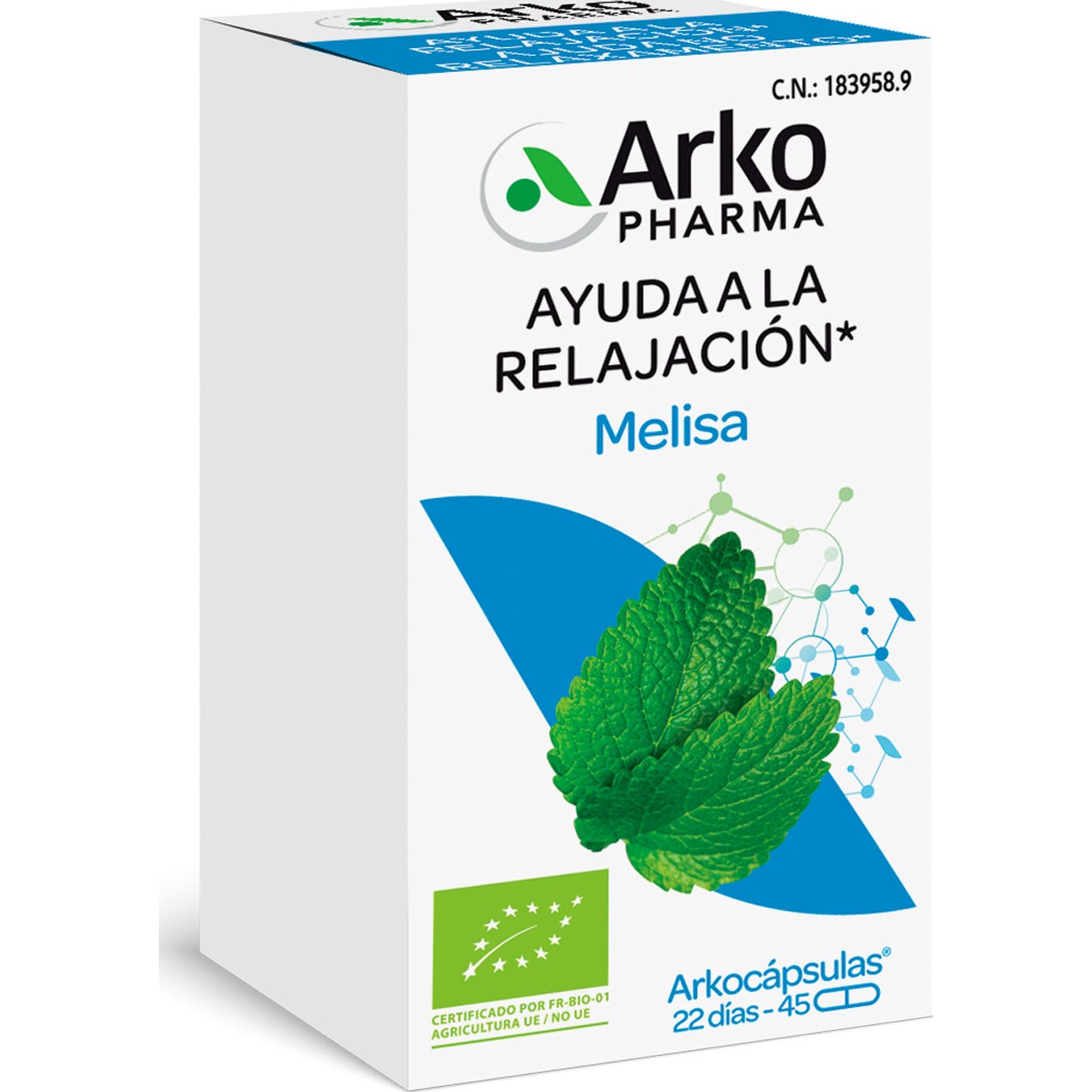Arkopharma Arkocápsulas Melisa BIO 45caps