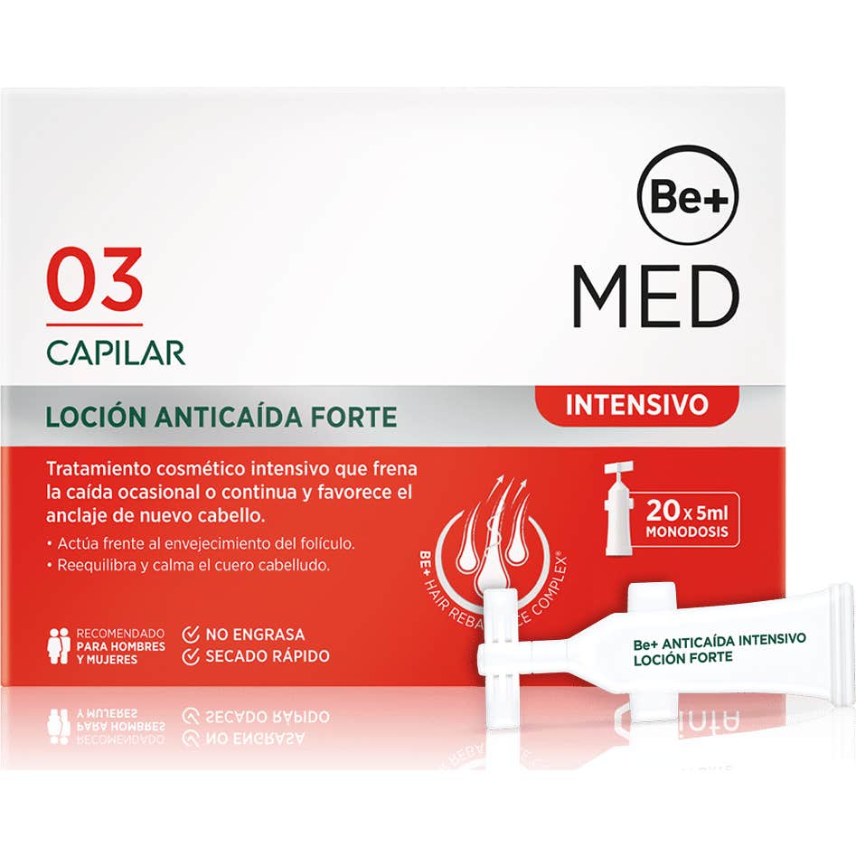 Be+ Anticaida Intensivo Locion Forte Ampollas 20uds