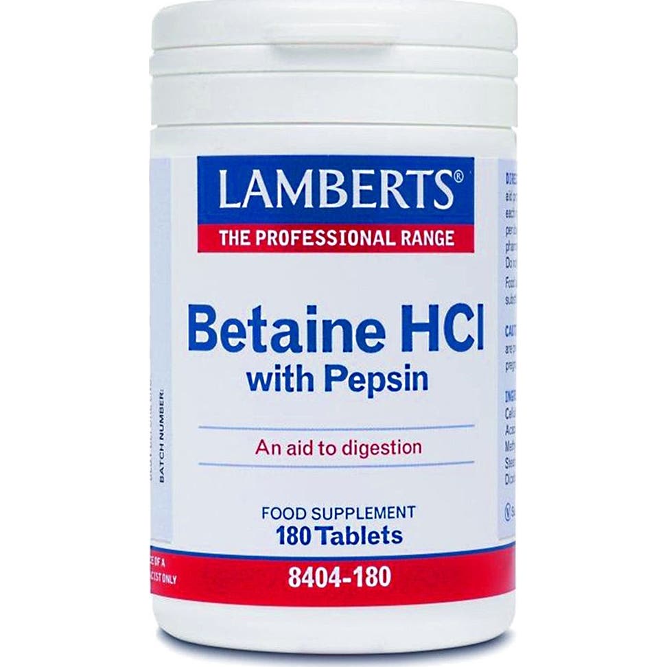 Lamberts Betaina HCL con Pepsina 180comp