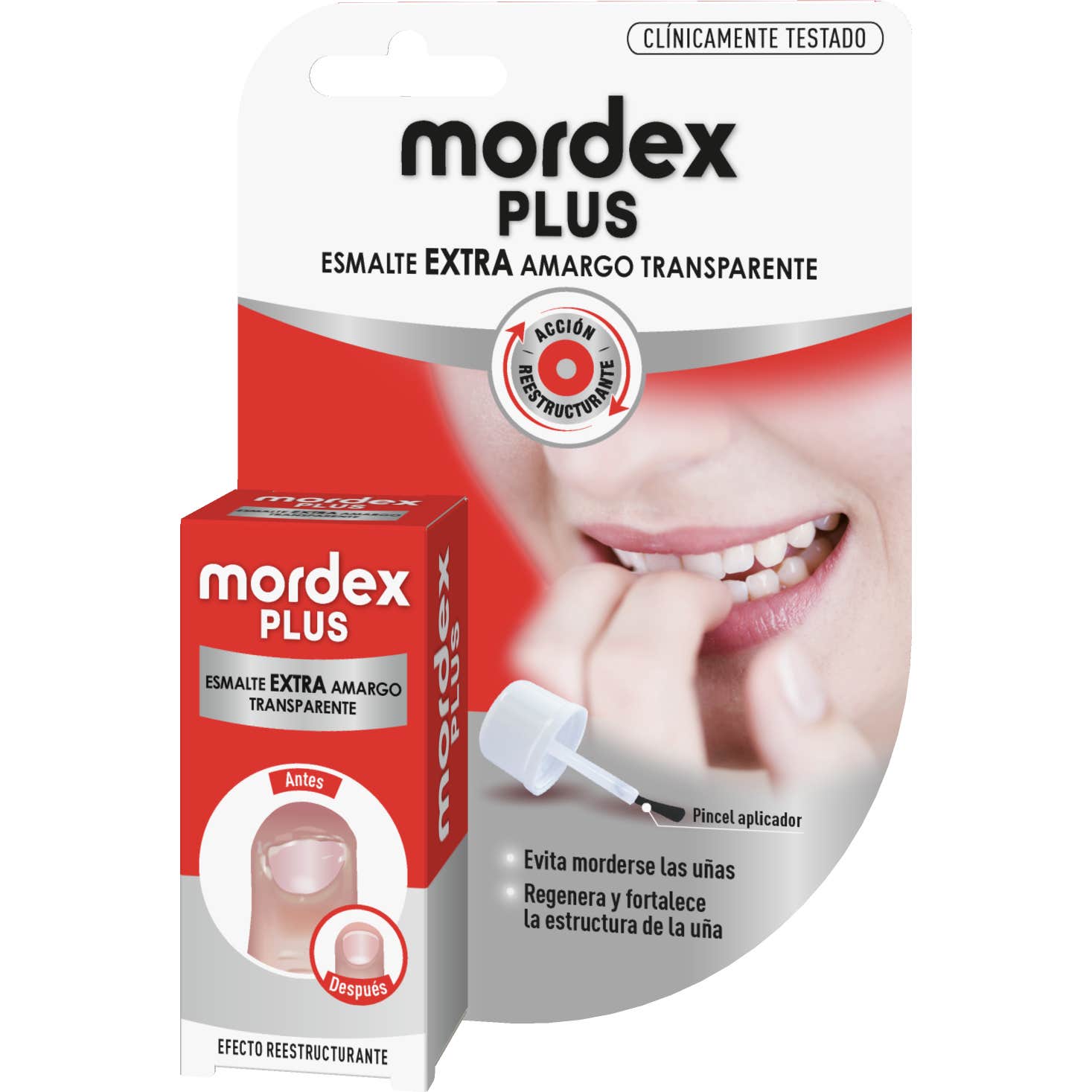 Mordex Esmalte Extra Amargo Transparente 9ml