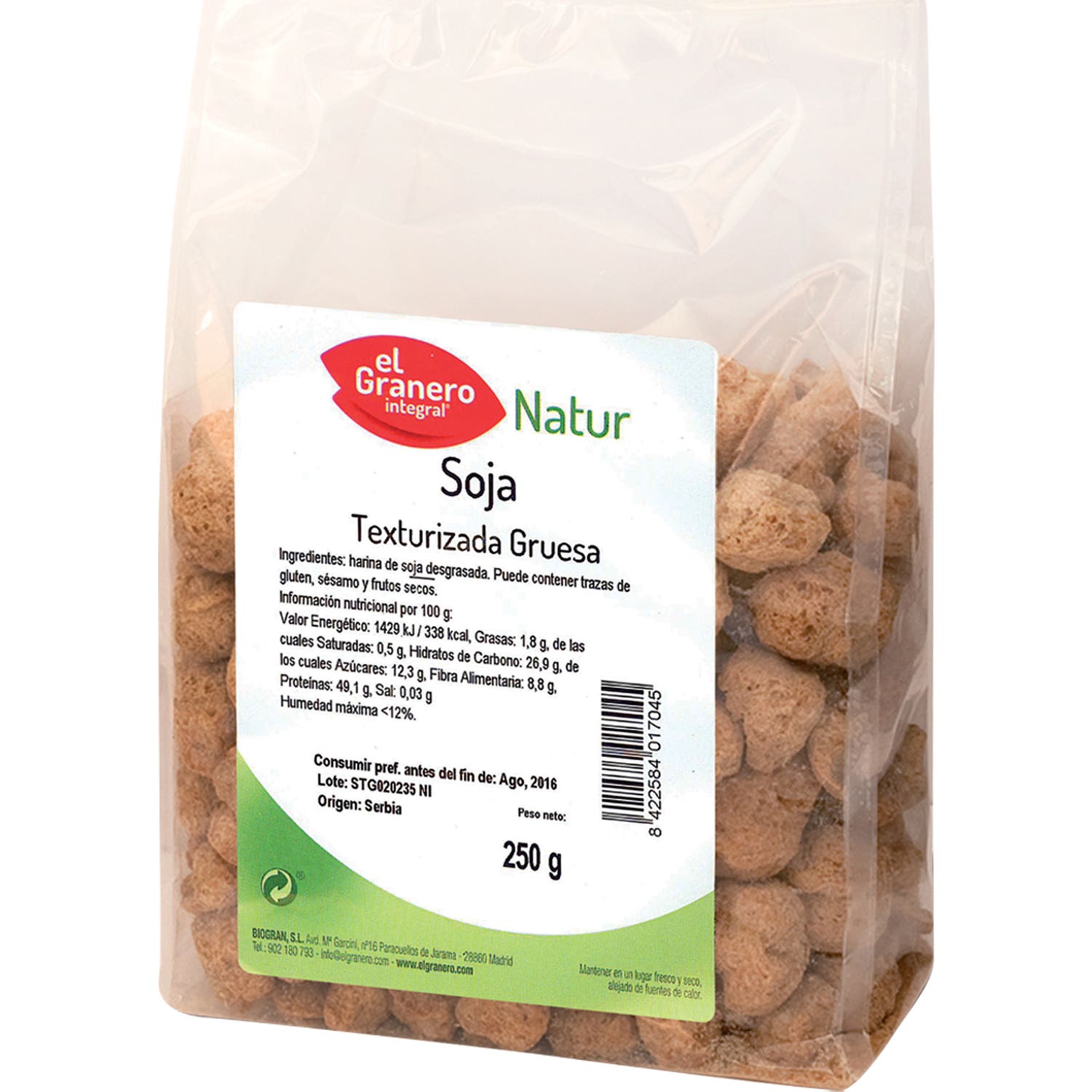 El Granero Soja Texturizadaguesa 250gr