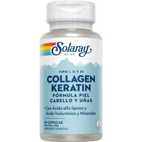 Solaray Collagen Keratin 60cáps