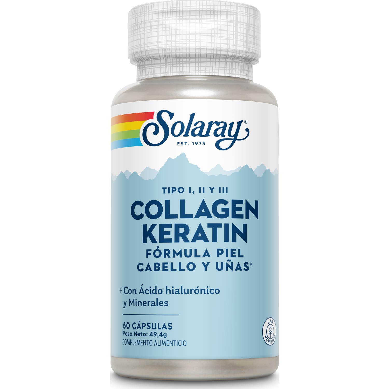 Solaray Collagen Keratin 60cáps
