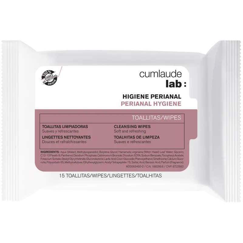 Cumlaude Lab Higiene Perianal Toallitas 15uds
