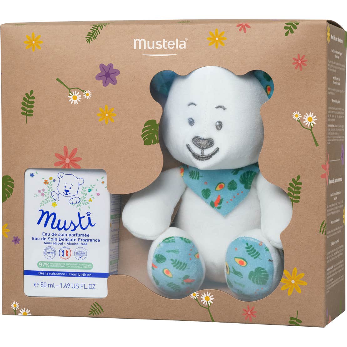Mustela Loción Cofre Corporal Perfumada 50ml + Peluche