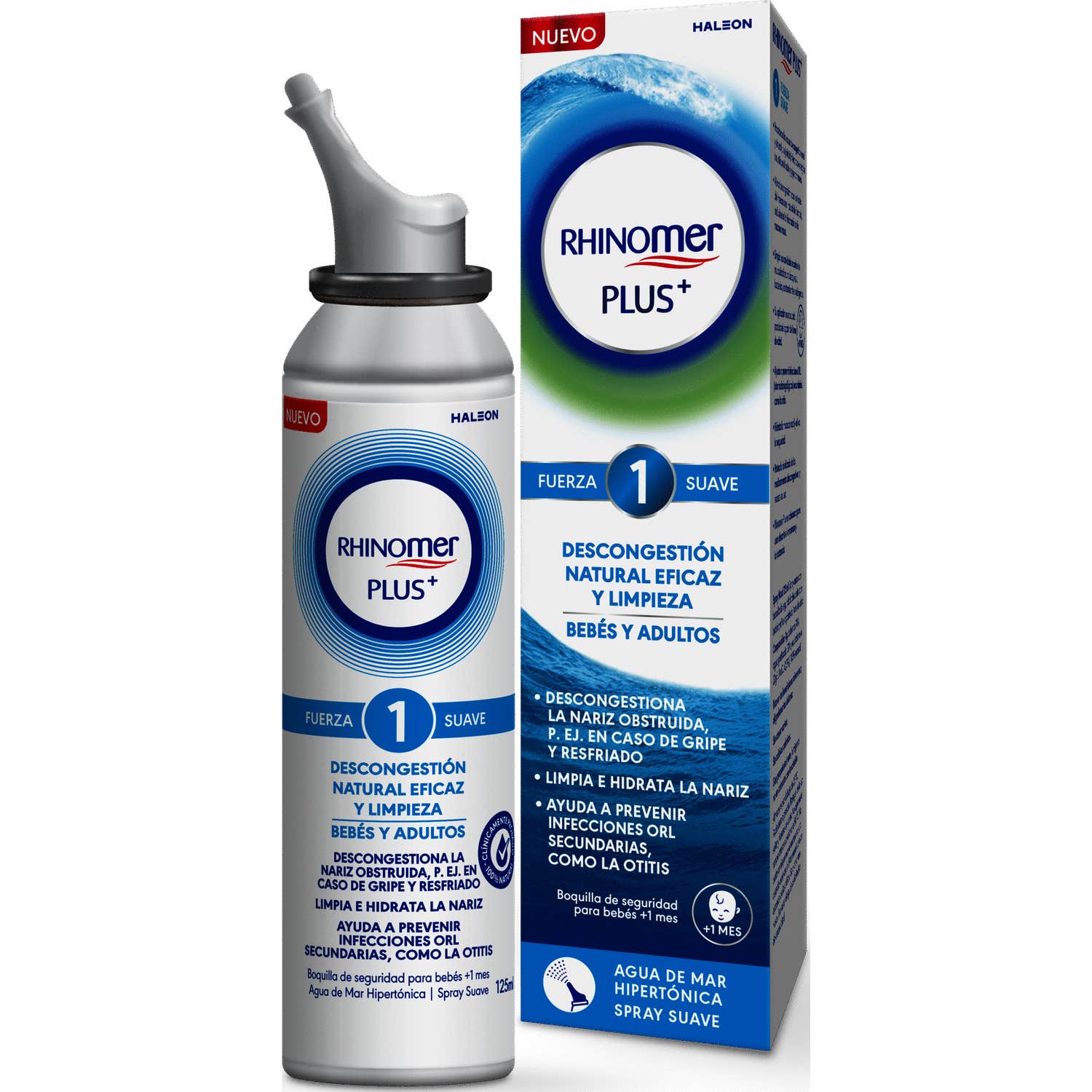 Rhinomer Plus Fuerza 1 Bebés y Adultos 125ml