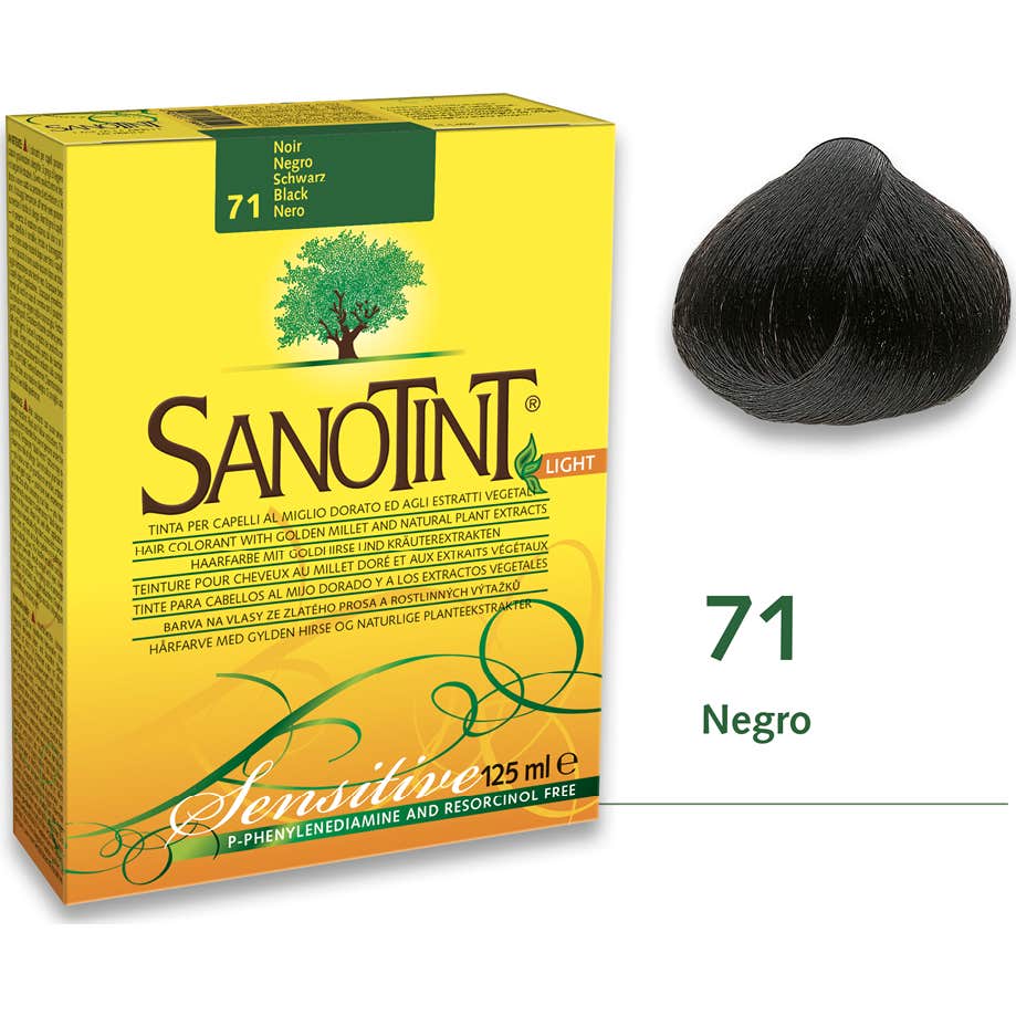 Santiveri Sanotint Tinte Sensitive 71 Negro 125ml