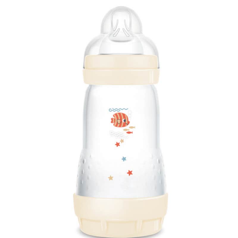 Mam Easy Start Nature Biberón Tetina Flujo 2 Algodón 260ml 1ud