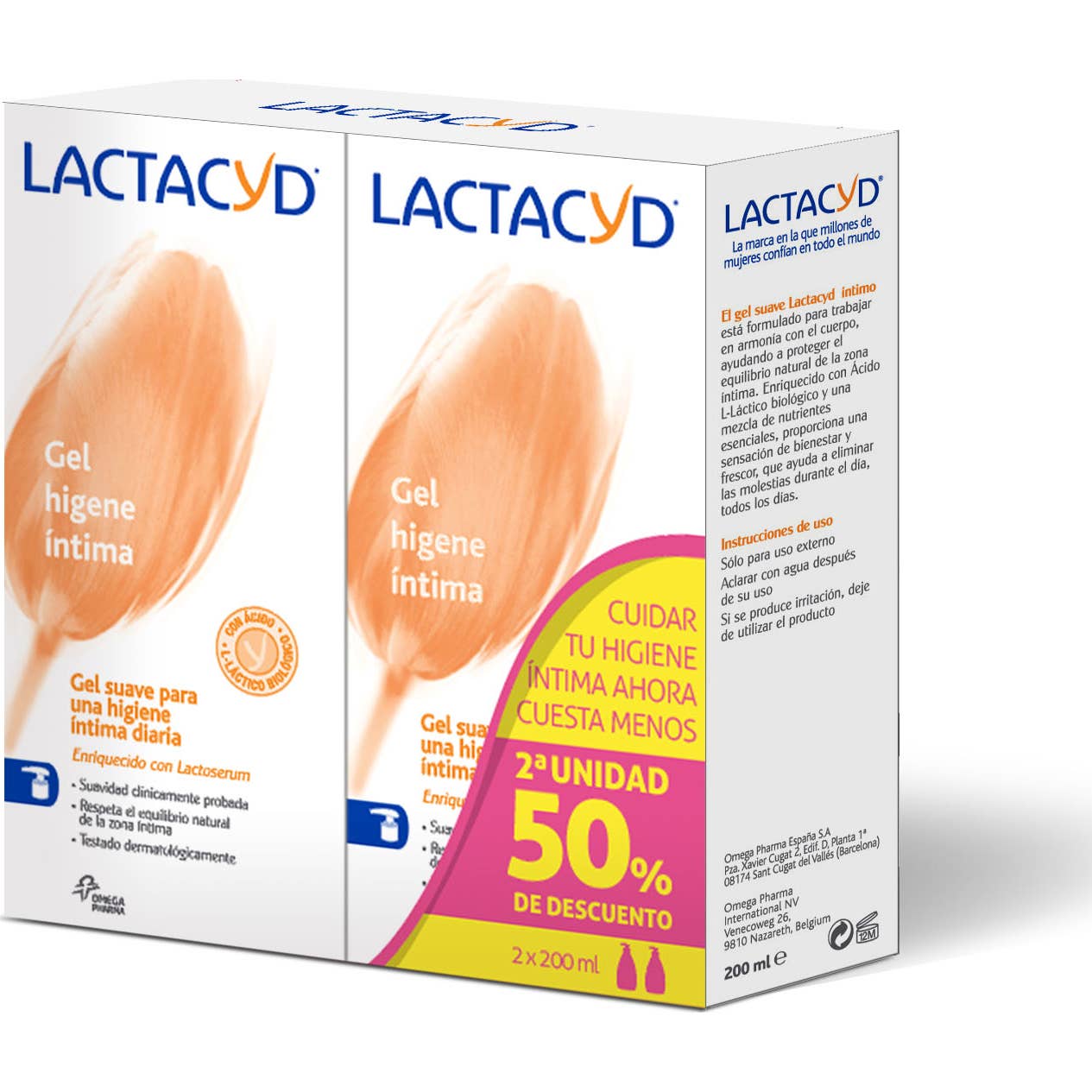 Lactacyd Gel Higiene Íntima 2x200ml