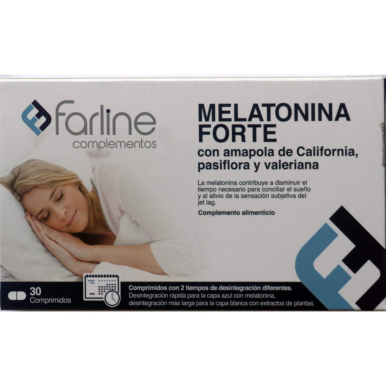 Farline Melatonina Forte 30 Comprimidos