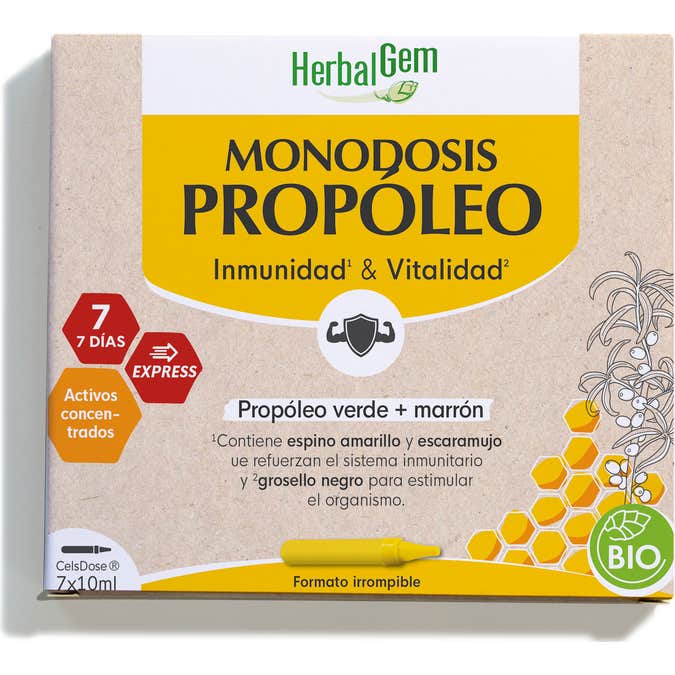 Herbalgem Monodosis Propóleo BIO 7x10 ml