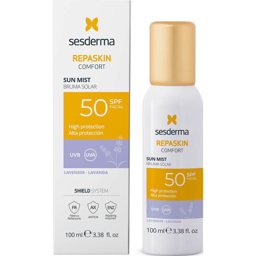 Sesderma Repaskin Comfort Bruma Solar Facial Lavanda SPF50 100ml