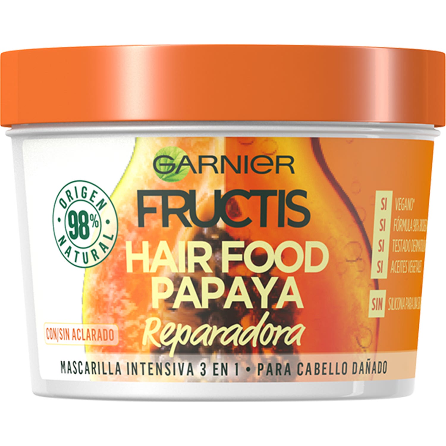 Garnier Fructis Mascarilla Reparadora Papaya 390ml