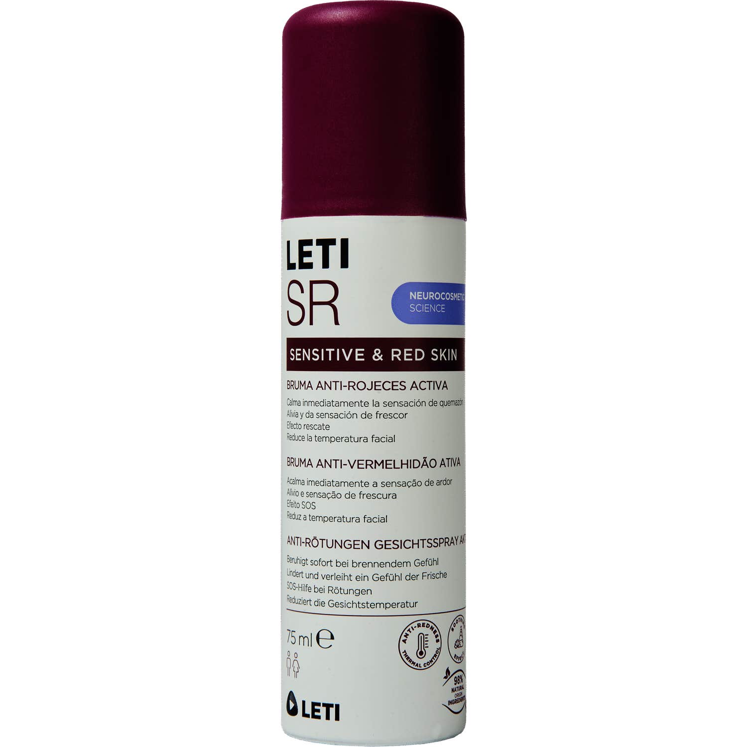 LetiSR Bruma Anti-Rojeces Activa 75ml