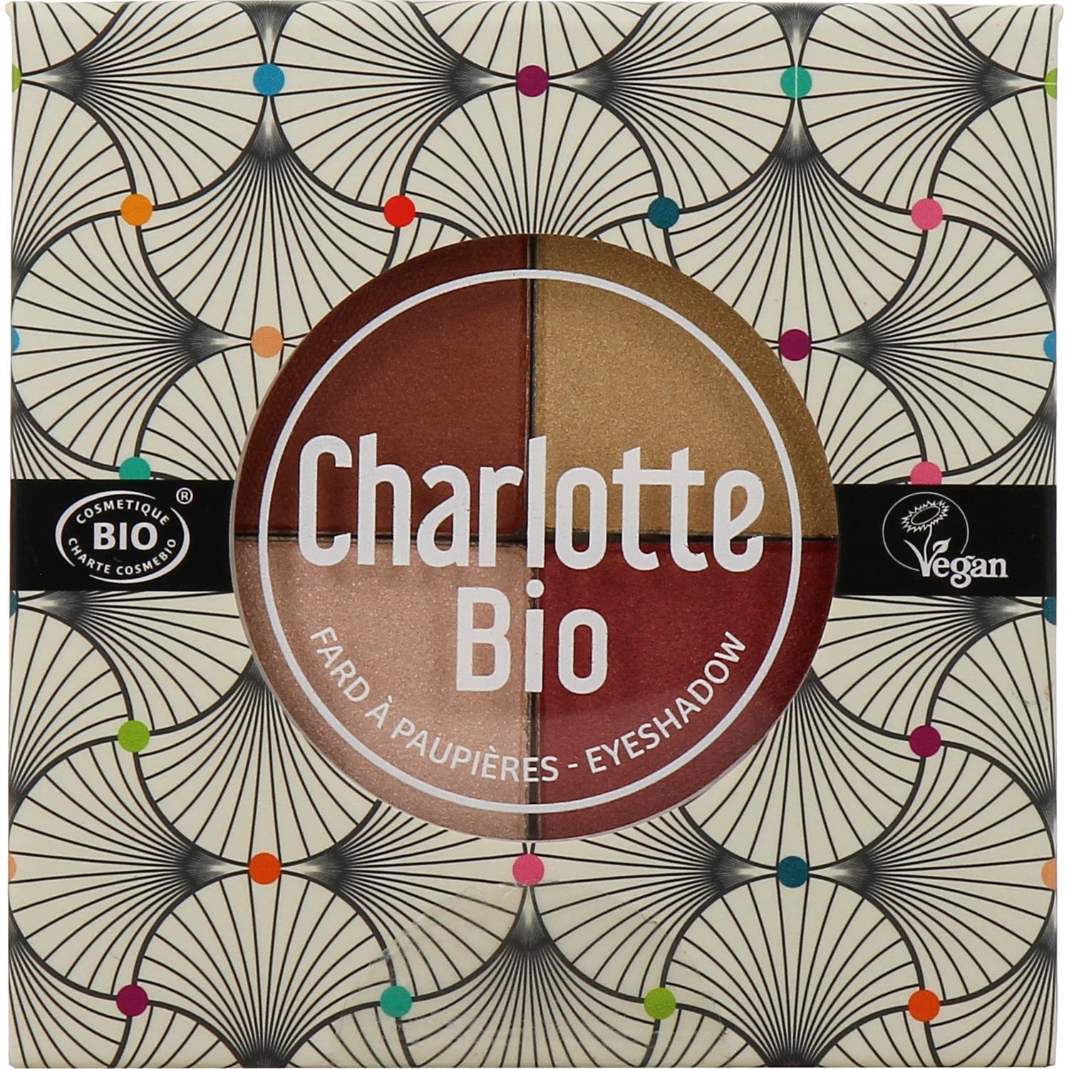 Charlotte Bio Sombra de Ojos Rose Nude 4x1.4 g