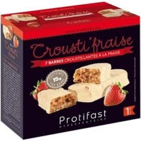 Barra Crujiente de Fresa Protifast 7