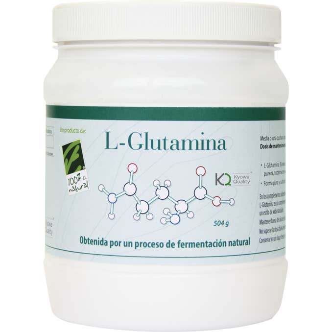 100% Natural L-Glutamina 504g