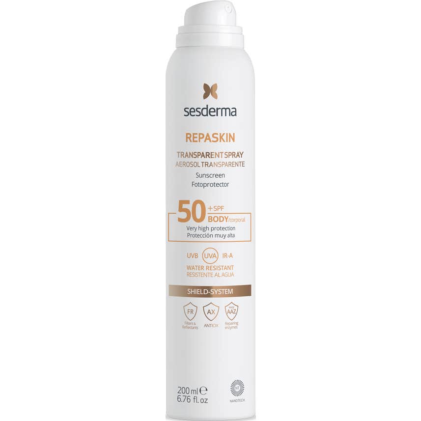 Sesderma Repaskin Fotoprotector Corporal Spray Transparente SPF50+ 200ml