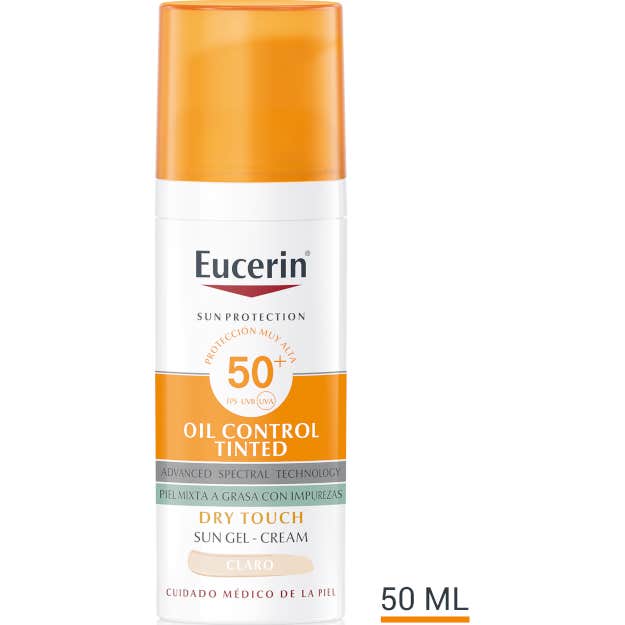Eucerin Sun Oil Control Dry Touch Gel-Crema Tono Claro SPF50+ 50ml