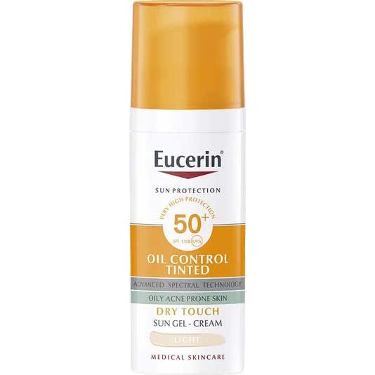 Eucerin Sun Oil Control Dry Touch Gel-Crema Tono Claro SPF50+ 50ml