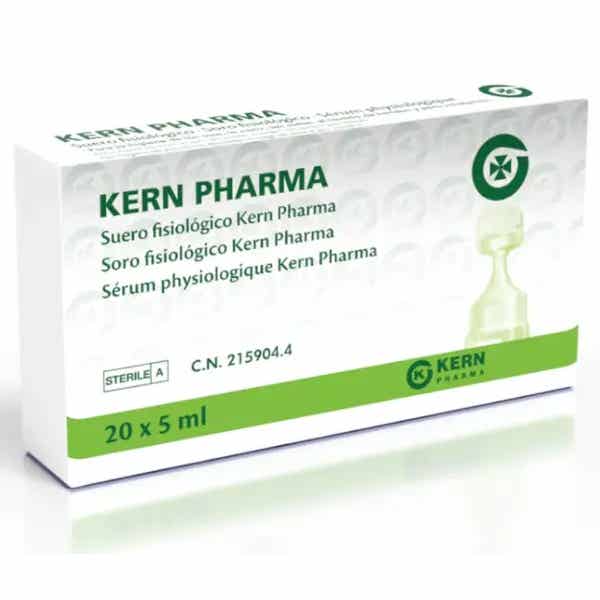Kern Pharma suero fisiológico estéril monodosis 20x5ml