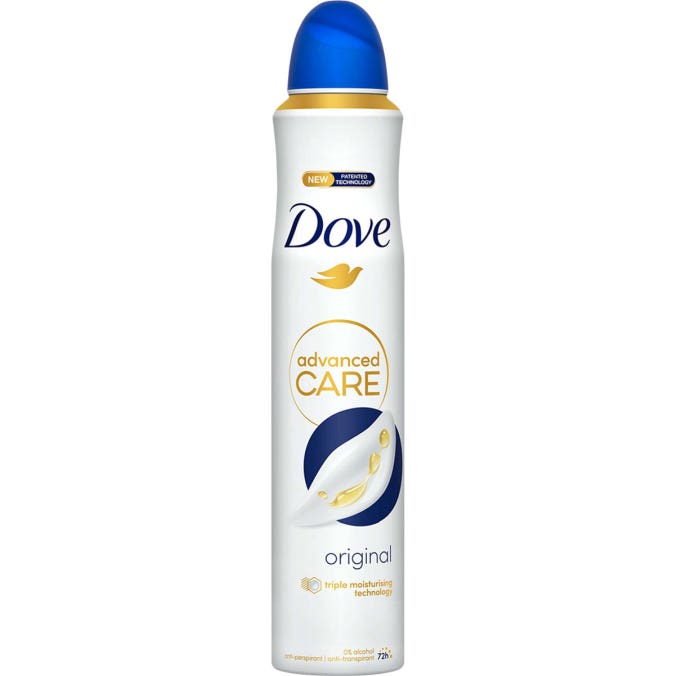 Dove Advanced Care Desodorante Original 72H Spray 200ml