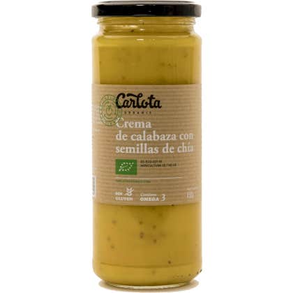 Carlota Organic Crema Calabaza Chia Bio 450 g