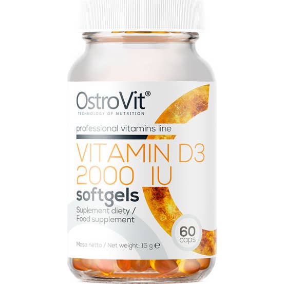 OstroVit Vitamina D3 2000Ui 60caps