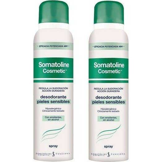 Somatoline Cosmetic Desodorante Hombre P Sensibl Spray 2x150 Ml