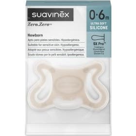 Suavinex Sx Pro Zero-Zero Chupete Silicona 0-6M Light Sand 1ud